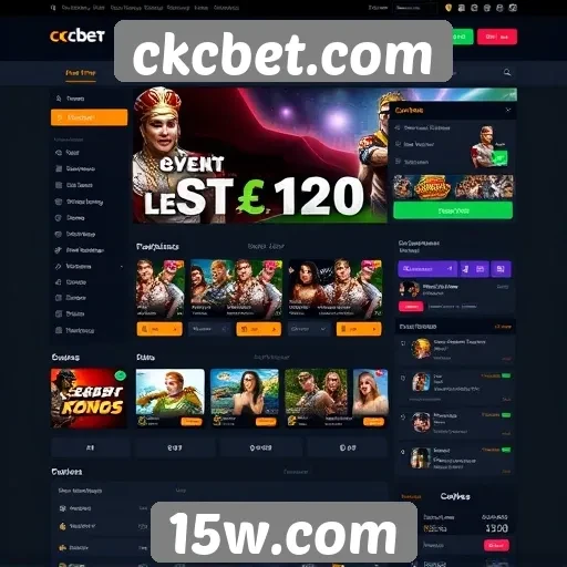 Acessibilidade e design do site ckcbet.com